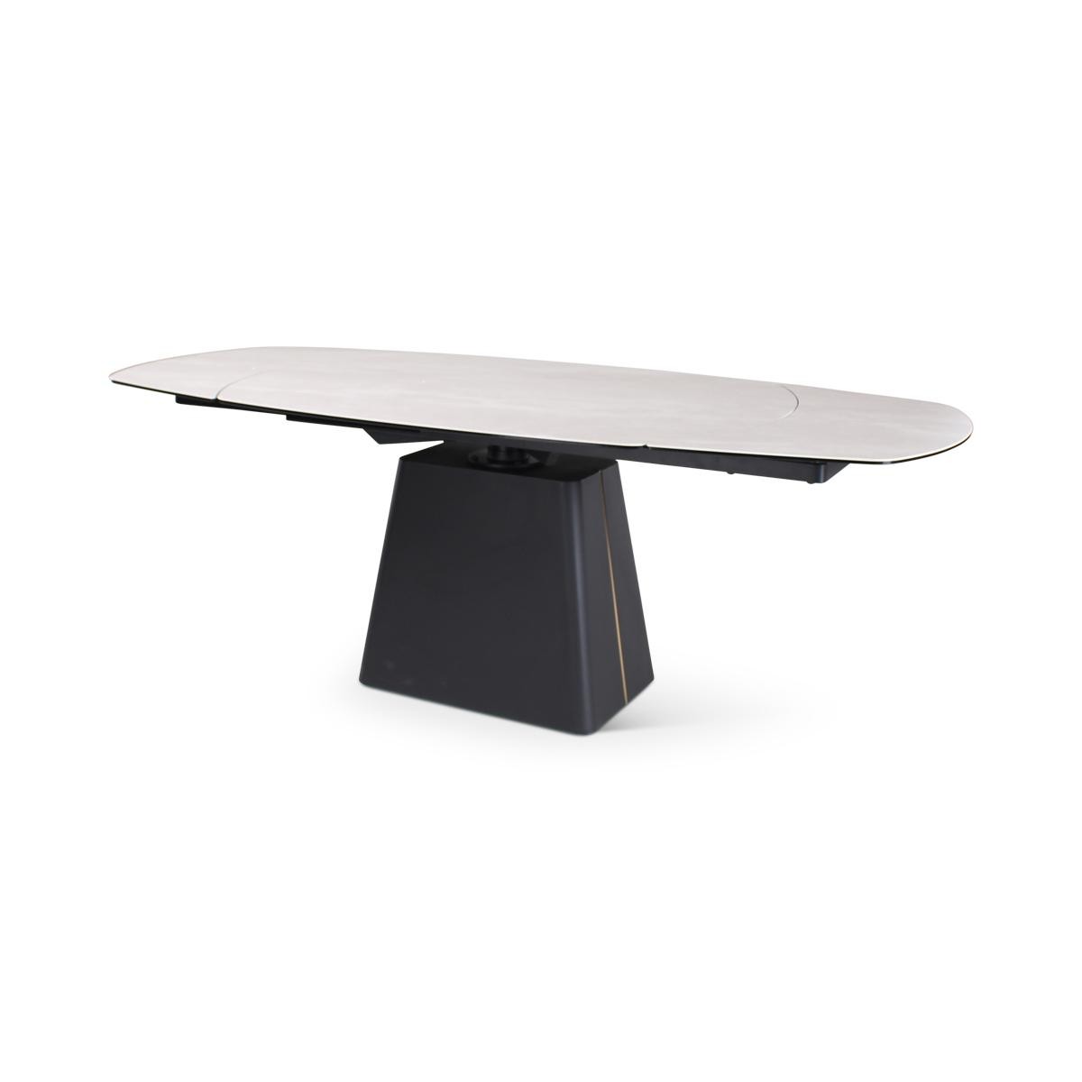 Castle Line Pico Table Pico ovale à allonges en céramique Sans couleur 140-220x99xH76cm