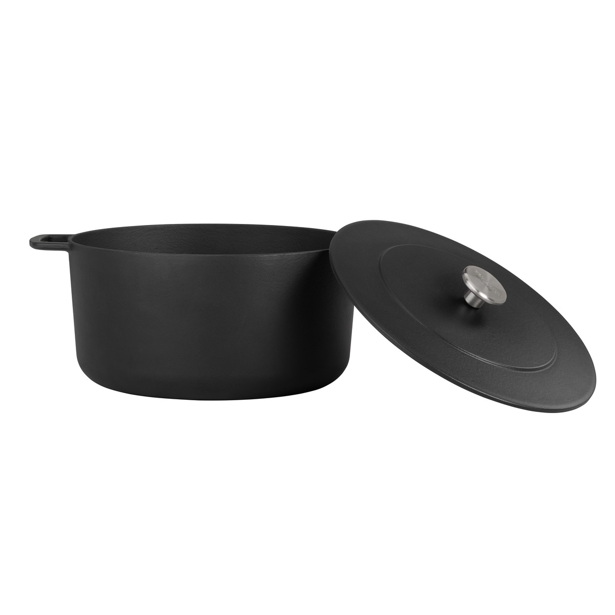 Cocotte ovale en fonte émaillée 29cm marron foncé - puc472979