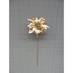 Schilliger Sélection  Poinsettia or en branche artificiel Jaune or 61cm