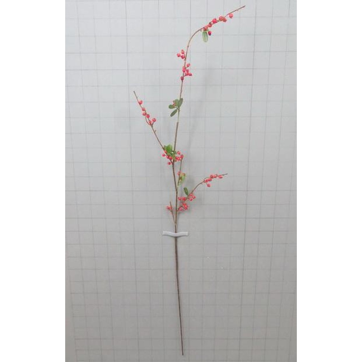Schilliger Sélection  Baies en branche artificielle Rouge cerise 125cm