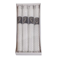 Schilliger Sélection  Bougie chandelle Spirale Blanc opalin 2.7x28cm