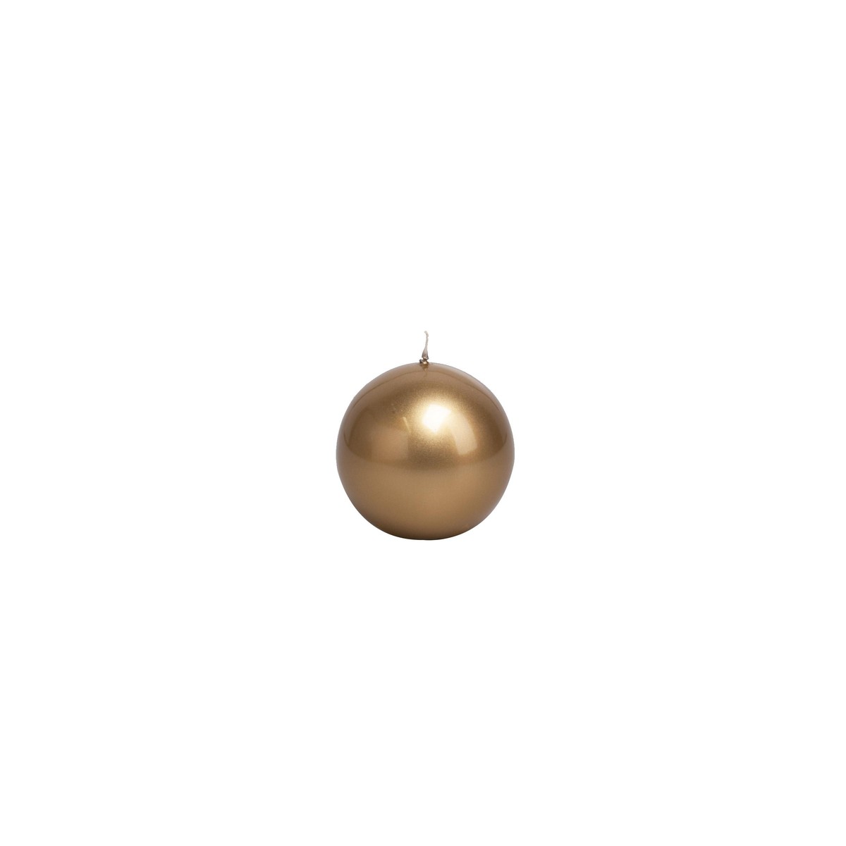 Schilliger Sélection  Bougie Globe laquée Rouge bordeaux 10cm
