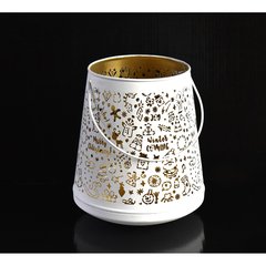 Schilliger Sélection  Lanterne Noël Blanc 20x20x22cm