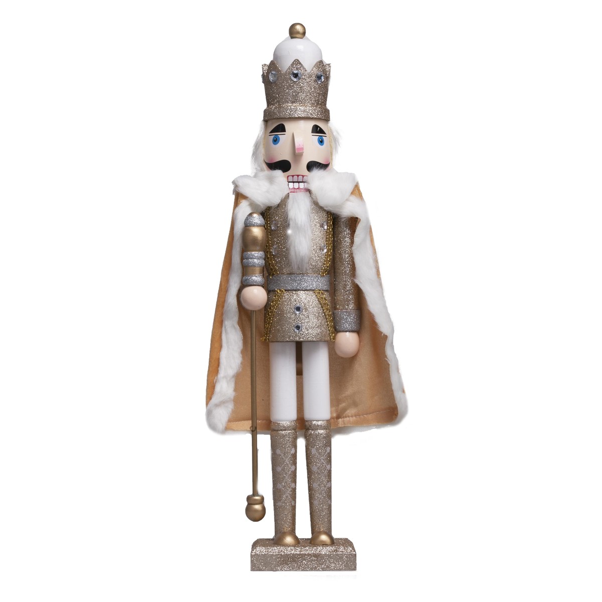 Schilliger Design  Nutcracker or en bois à poser  60.5cm