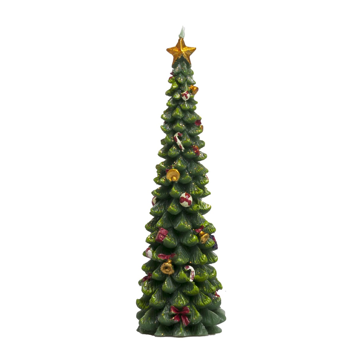 Schilliger Design  Bougie Sapin de Noël  7.8x7.8x24.5cm