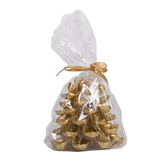 Schilliger Design  Bougie Pomme de pin or  11.9x11.9x11.6cm