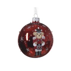 Schilliger Sélection  Boule Nounourscracker 80mm Rouge cerise 8cm