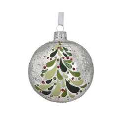 Schilliger Sélection  Boule Sapin coloré 80mm  8cm