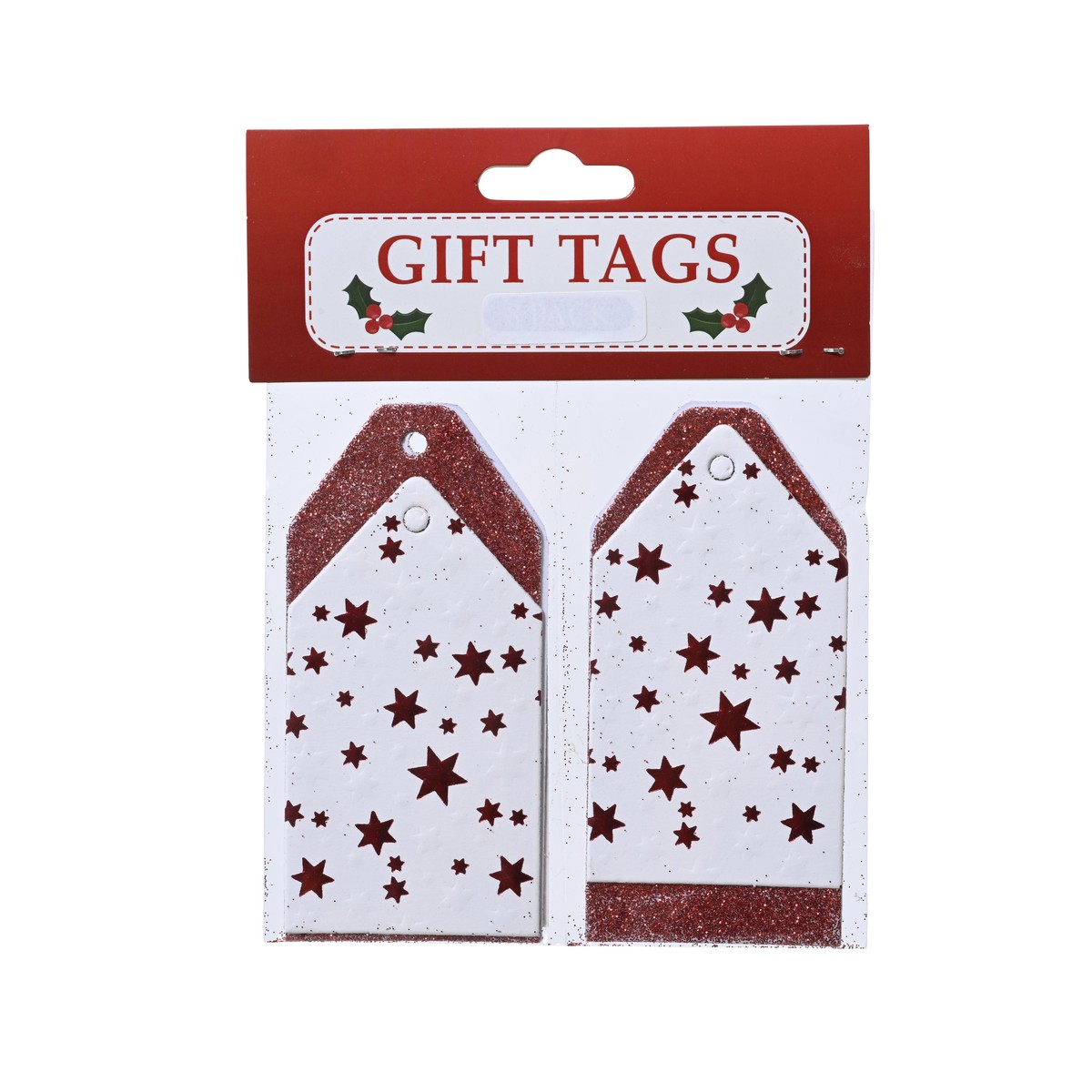 Schilliger Sélection  Etiquettes Cadeaux Etoiles rouge 4pcs  