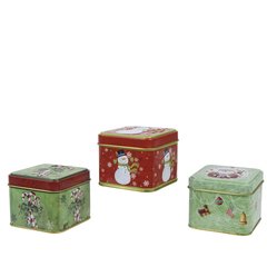 Schilliger Sélection  Bougie parfumée en boite carrée  7.7x7.7x6.5cm