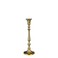 Schilliger Sélection  Bougeoir chandelle or en métal  9x27cm