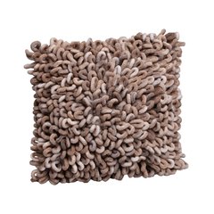 Schilliger Sélection  Coussin bouclé carré marron Brun 45x45cm