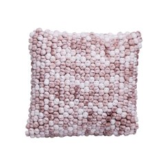 Schilliger Sélection  Coussin boulettes rose Rouge cuisse de nymphe émue 45x45cm