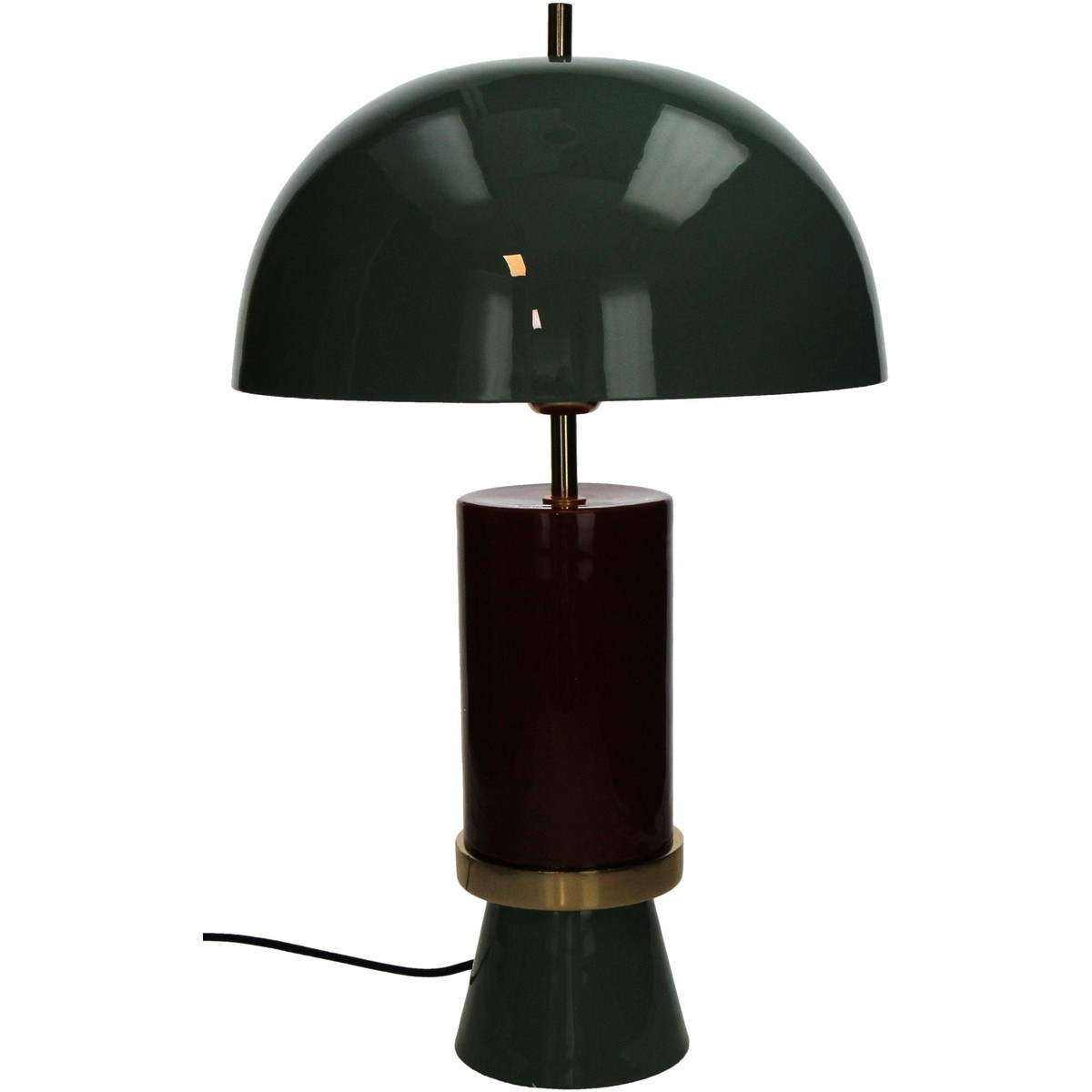 Schilliger Sélection  Lampe couleurs turquoise en métal  30x30x50cm