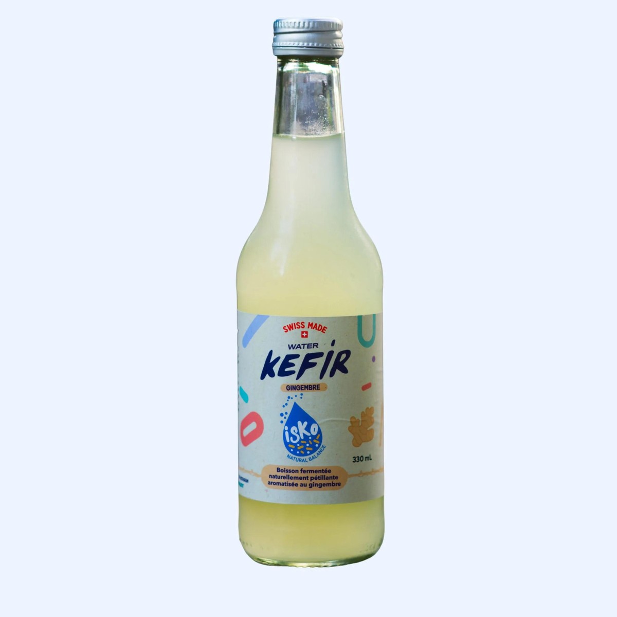 ISKO  Water Kéfir Gingembre  33cl