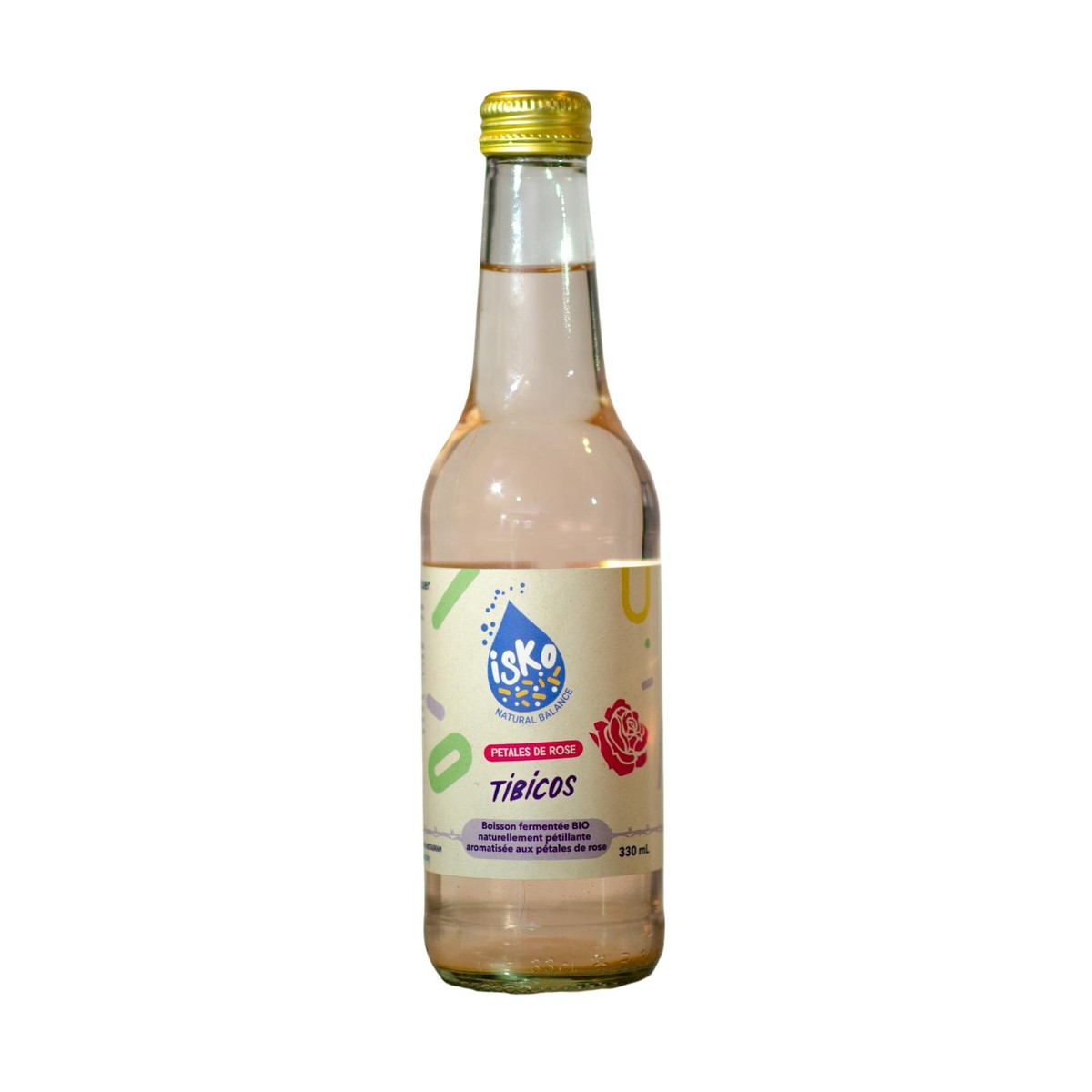 ISKO  Water Kéfir Pétale de Rose  33cl