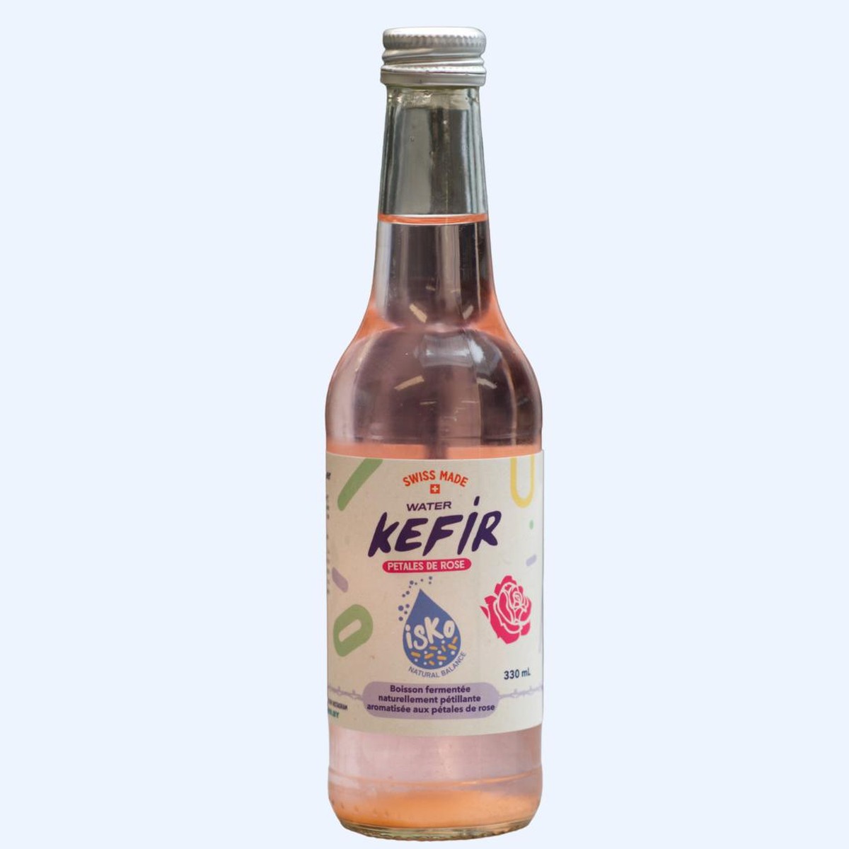 ISKO  Water Kéfir Pétale de Rose  33cl
