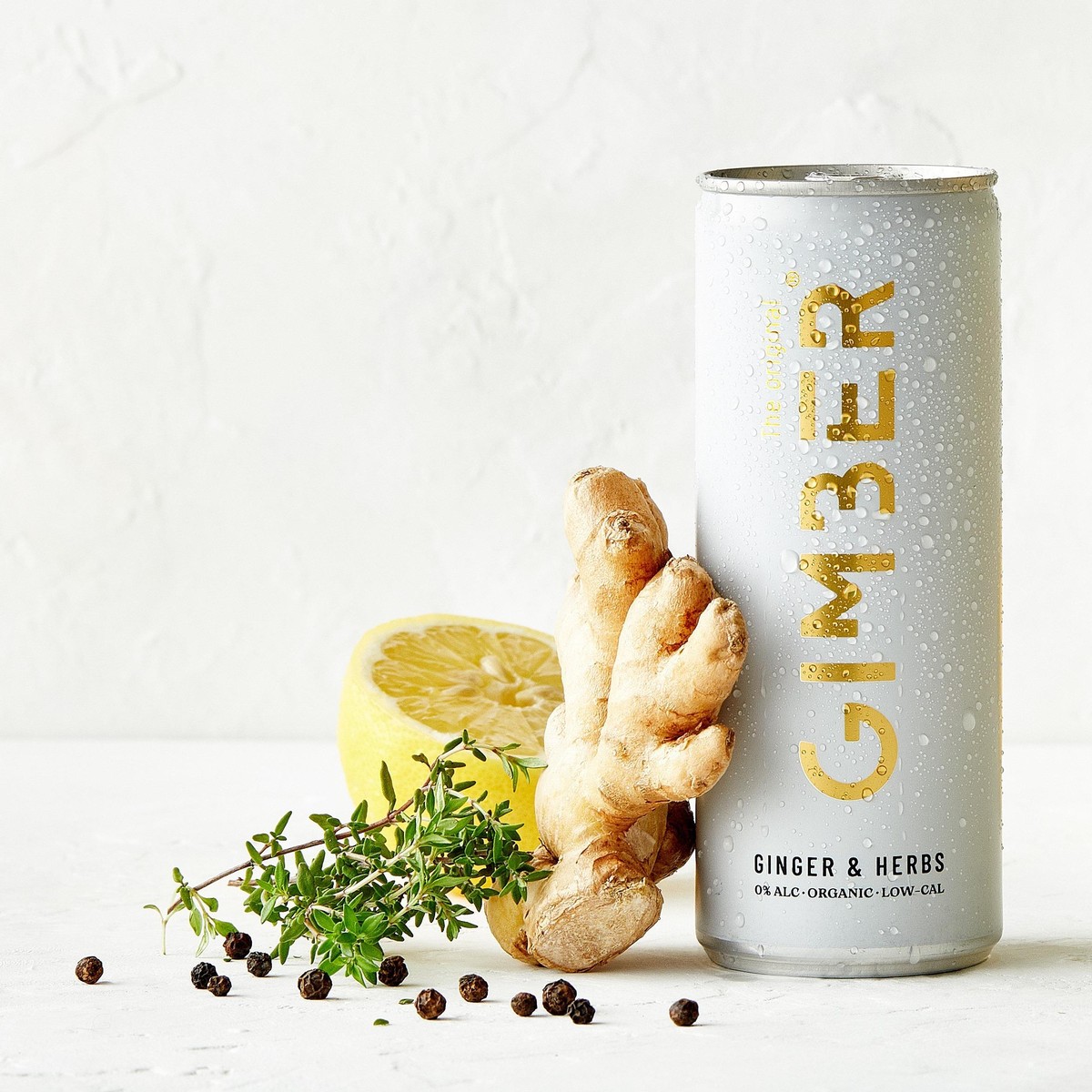 Gimber  Pack de 4 Canettes Gingembre BIO 250ml  4x250ml