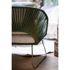 Solavita Peacock Set Peacock (1 canapé 2 places. 2 fauteuils.2 tables basses) Vert pistache Emprise au sol: 319x128x73cm