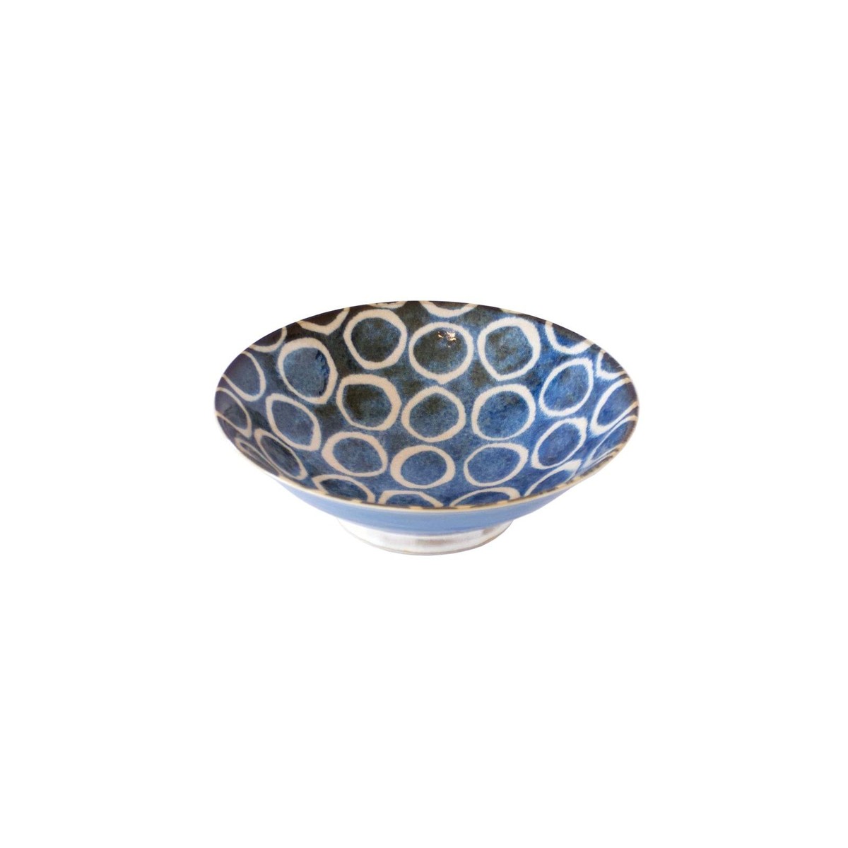 Schilliger Sélection  Bol bleu rond blanc Sans couleur 25.5x7.5cm
