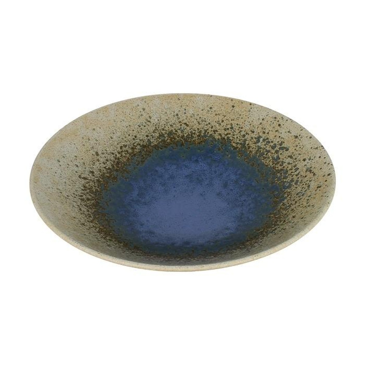 Schilliger Sélection  Set 2 Saladiers blanc fond bleu  28.5x8cm