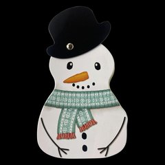 Schilliger Sélection  Boite à Biscuits Bonhomme de neige  11x8.2x4.5cm