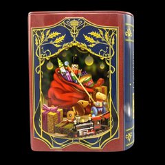 Schilliger Sélection  Boite à Biscuits Livre Père Noël  15.2x8.8x17.5cm