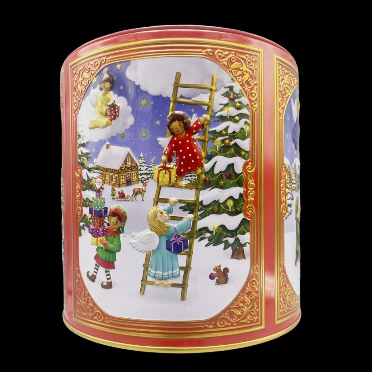Schilliger Sélection  Boite à Biscuits ronde Heavenly Christmas  13.5x14.5cm