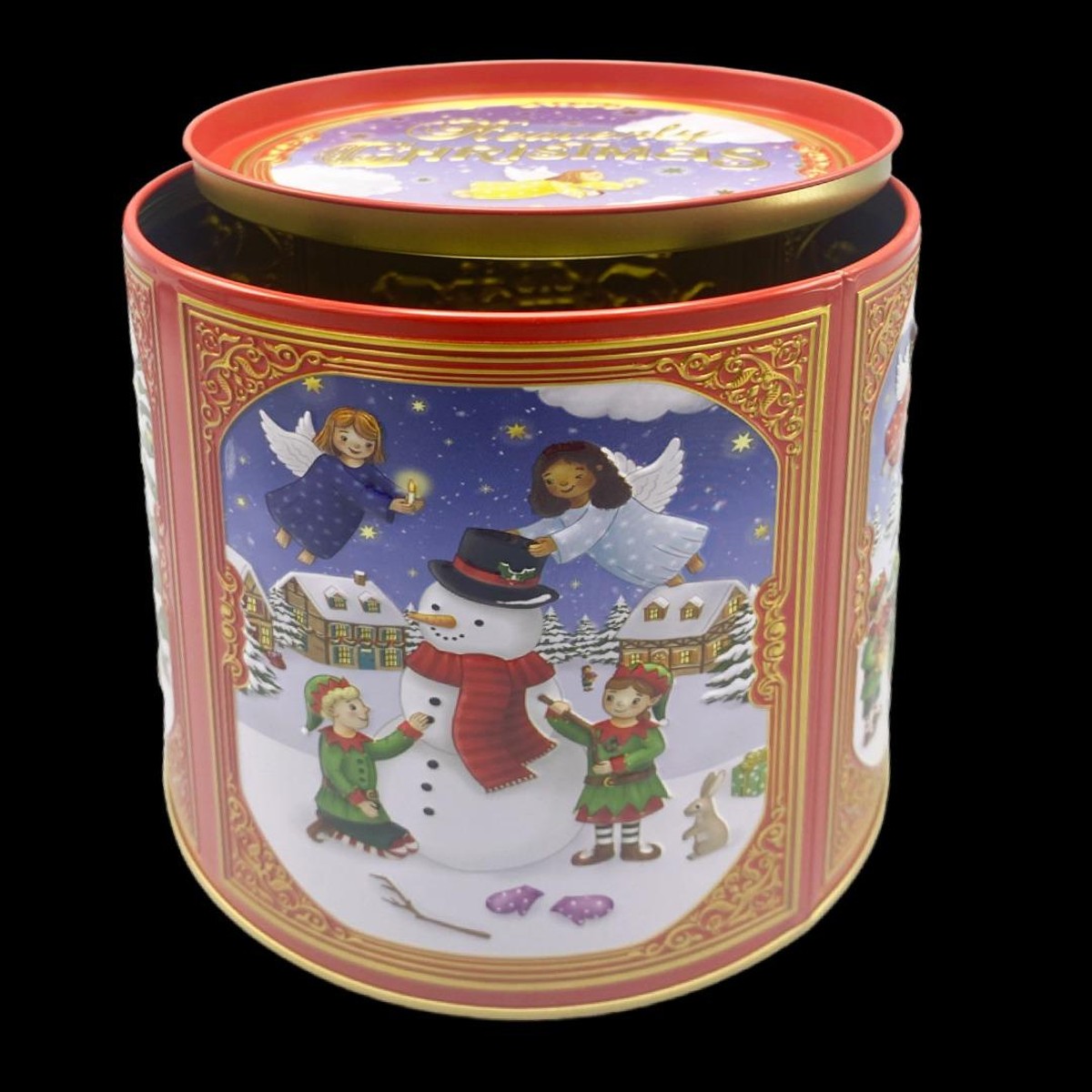 Schilliger Sélection  Boite à Biscuits ronde Heavenly Christmas  13.5x14.5cm