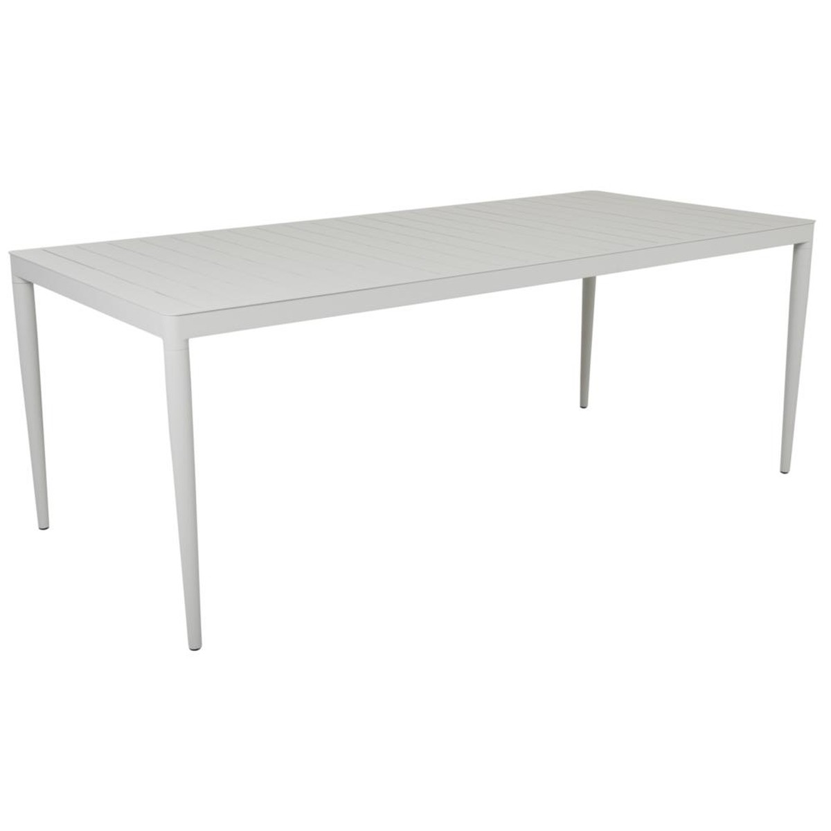 Brafab Bigby Table de repas Bigby Gris perle 195x90x73 cm