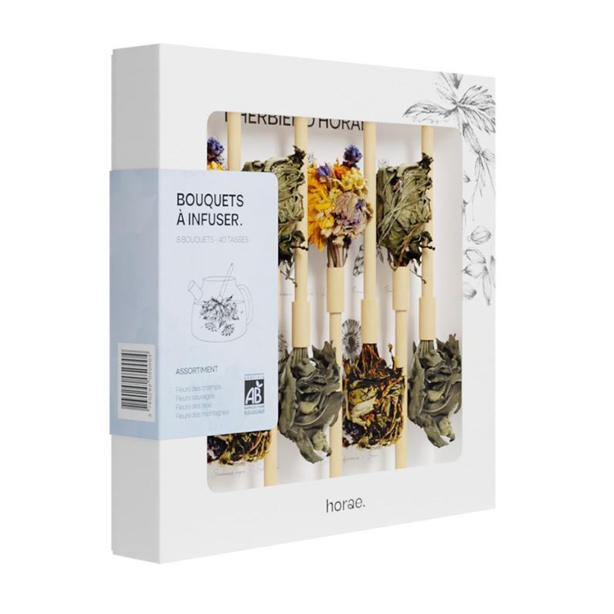 Horea Horae Coffret de 8 Bouquets à infuser Sans couleur 