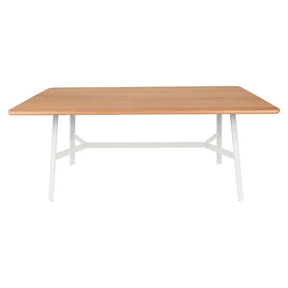 Fermob So'O Table So'o plateau chêne Blanc L 180 x l 90 x H74cm