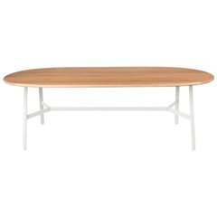 Fermob So'O Table So'o ovale plateau chêne Blanc L 220 x l 95 x H74cm
