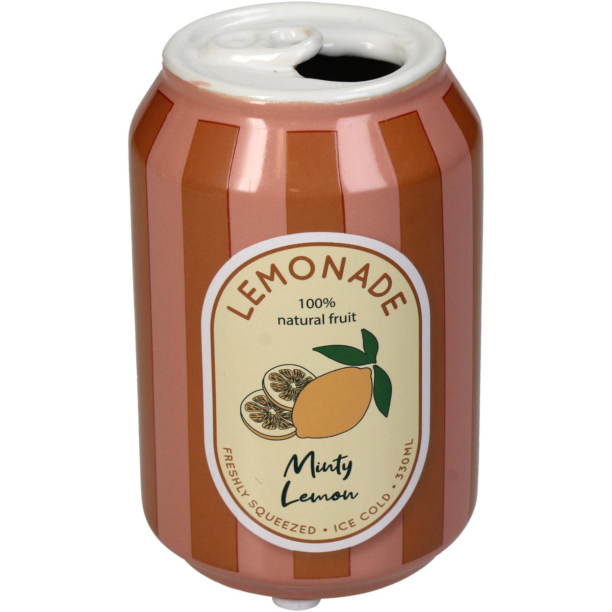   Vase canette limonade citron  7x7x11.3cm