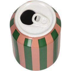   Vase canette limonade orange  7x7x11.3cm