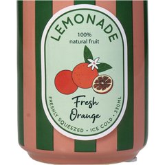   Vase canette limonade orange  7x7x11.3cm