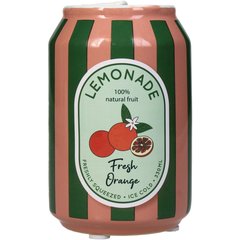   Vase canette limonade orange  7x7x11.3cm