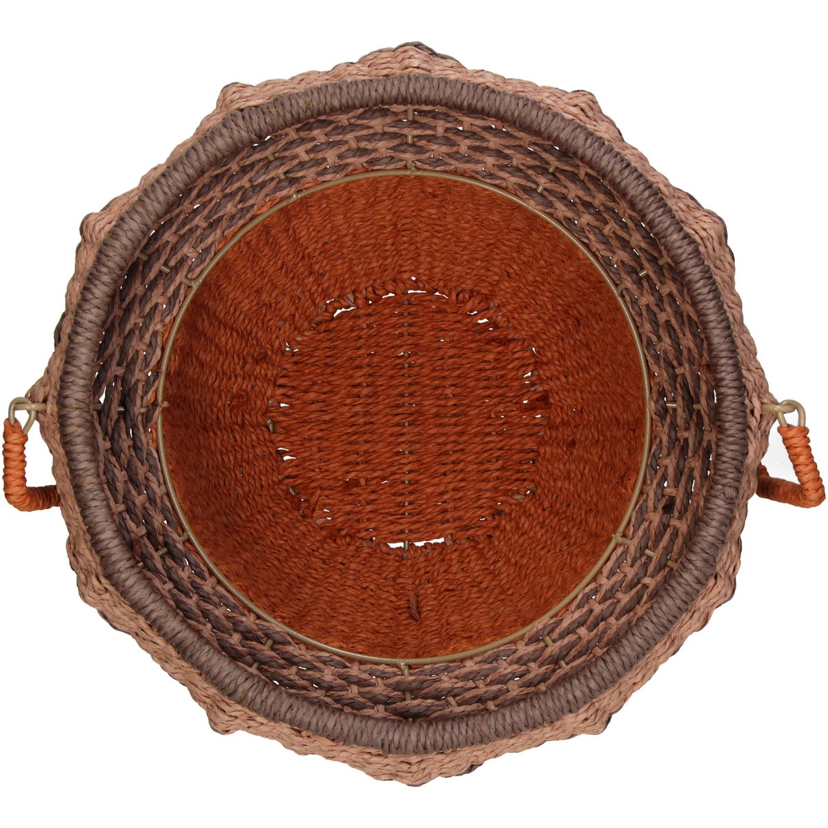   Panier coloré avec poignées  46x46x30cm