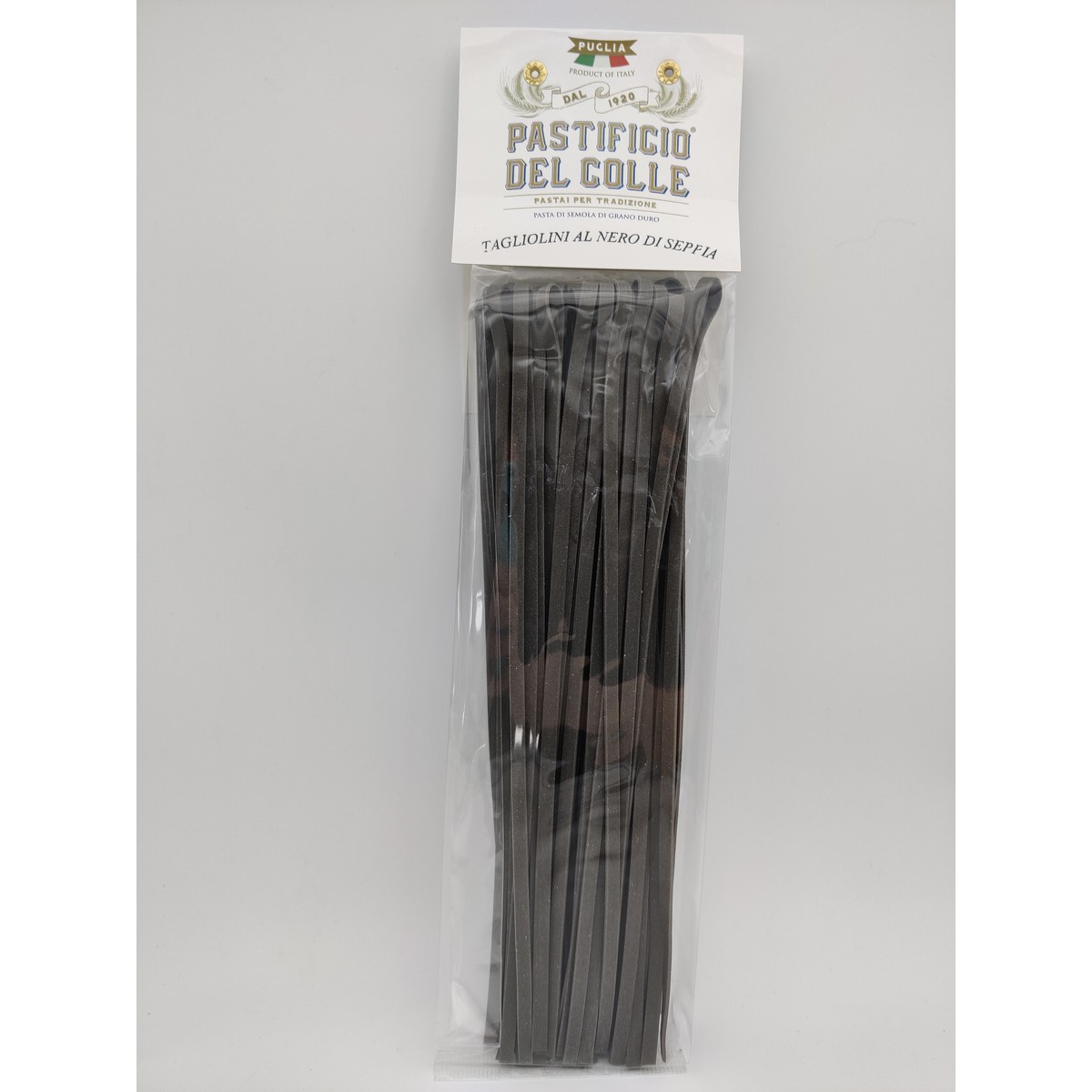 Pastificio Del Colle  Pâtes Tagliolini al nero di seppia 250gr  250gr