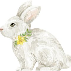 Ihr  Serviettes Lunch die cut Bunny  