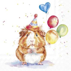 Ihr  Serviettes Cocktail Birthday Kalli  25x25cm