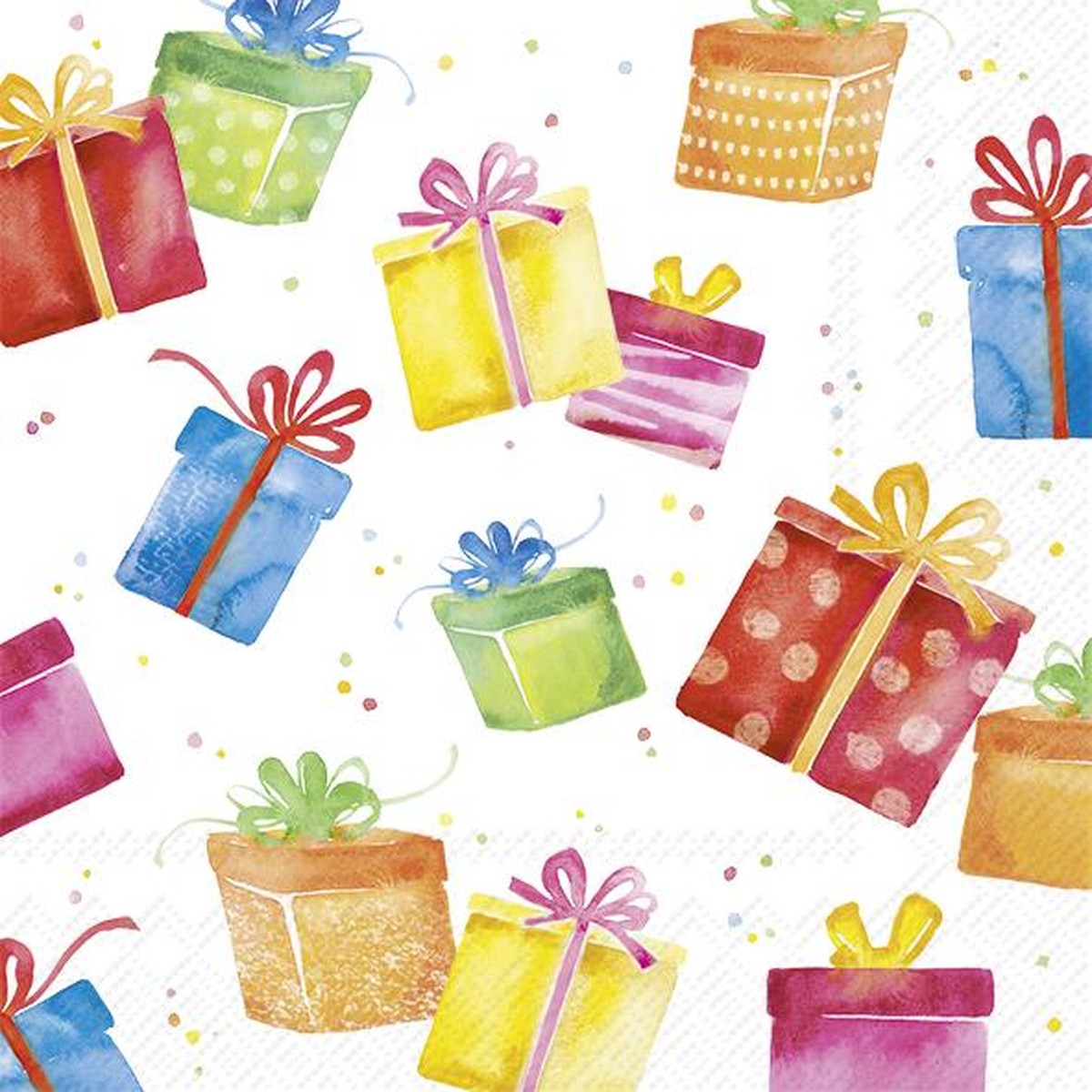 Ihr  Serviettes Cocktail Birthday Presents  25x25cm