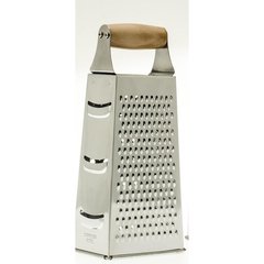   RAPE A FROMAGE ,MULTIFONCTION EN FRENE/ACYER INOX  Height 21,5CM