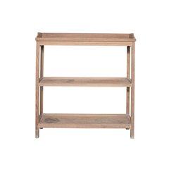 Les Restaurés, by Schilliger  Etagère 3 plateaux en teck ancien Sans couleur 114x40xH.130cm