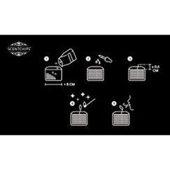 Schilliger Sélection  Bougie Sable noir avec 15 mèches incluses Noir 250gr