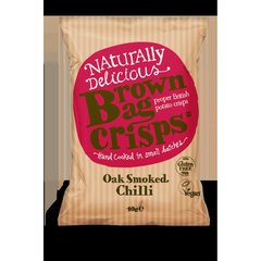  Brown bag crisps Chips au piment fumé   150gr