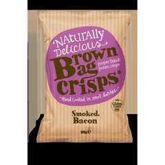  Brown bag crisps Chips au lard fumé   150gr