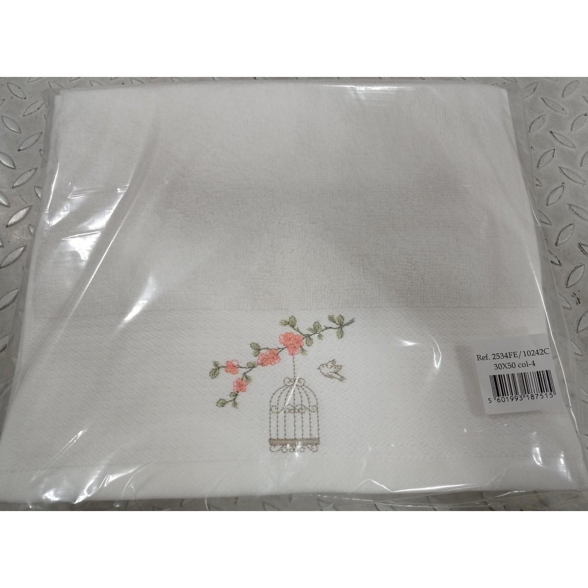 Devilla  Serviette Invité Broderie 30x50cm  30x50cm