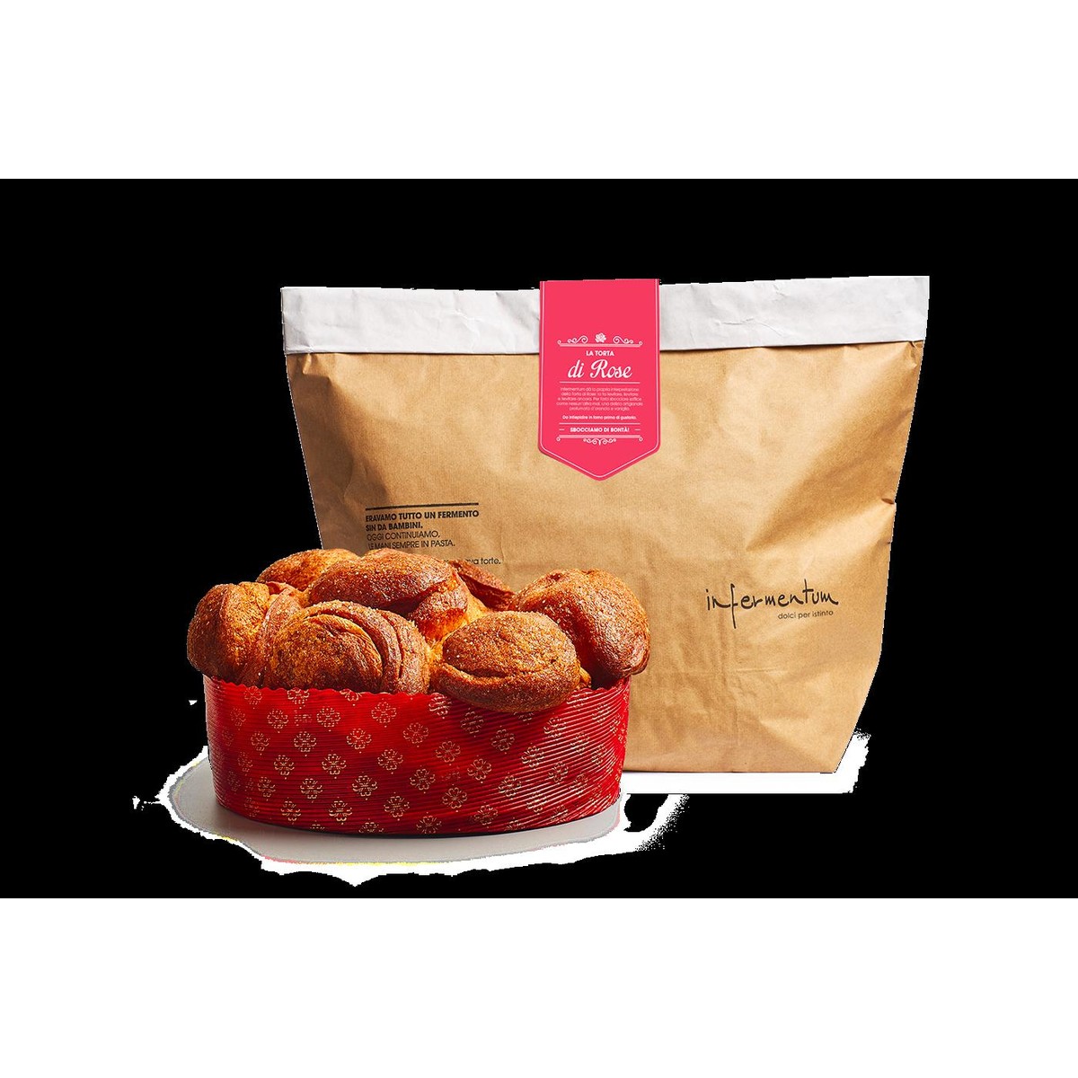 Infermentum INFERMENTUM Panettone Torta di Rose  650gr