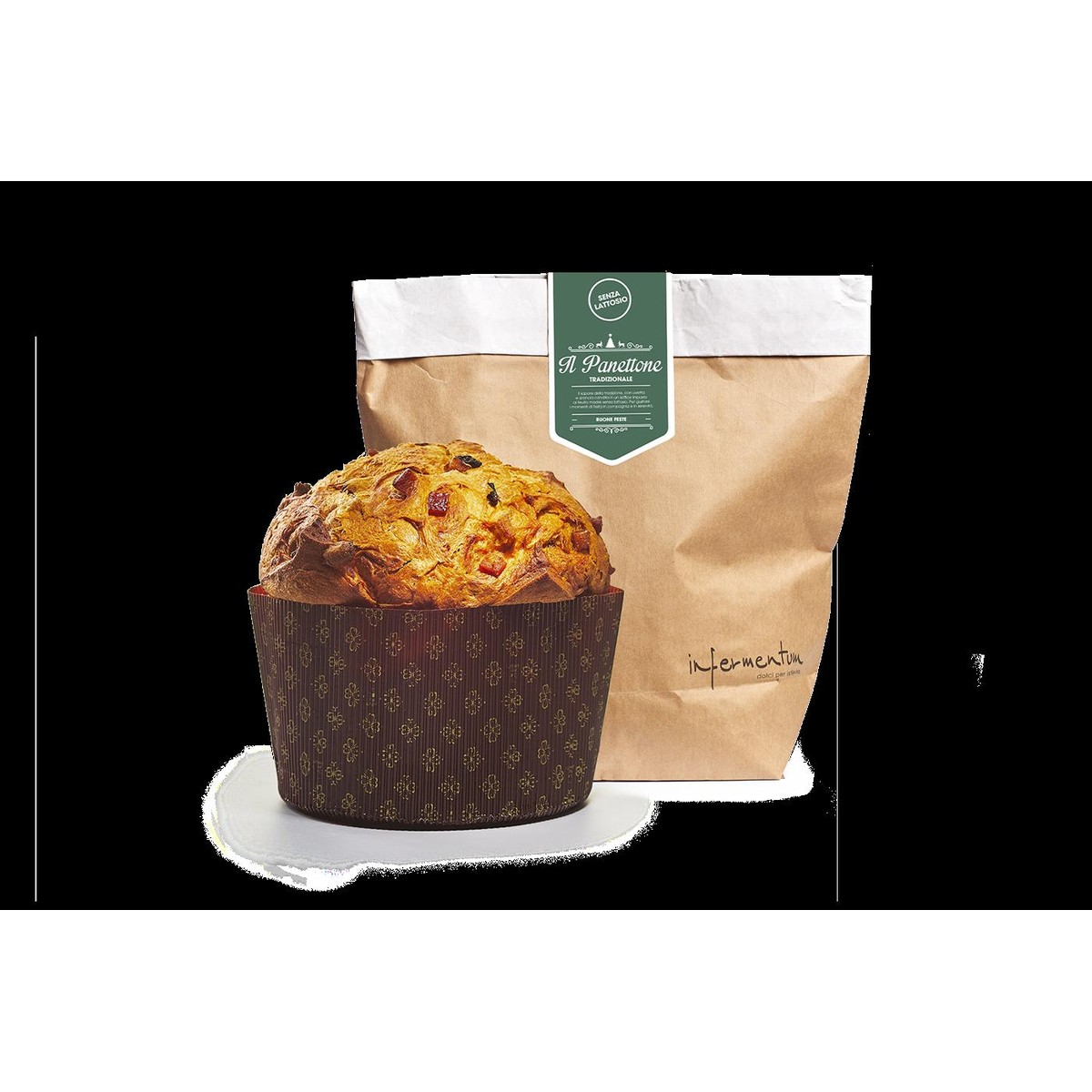 Infermentum INFERMENTUM Panettone Traditionnel sans lactose  1kg